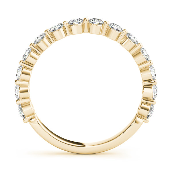 14K Yellow Gold Diamond Wedding Ring - 3/8 ctw