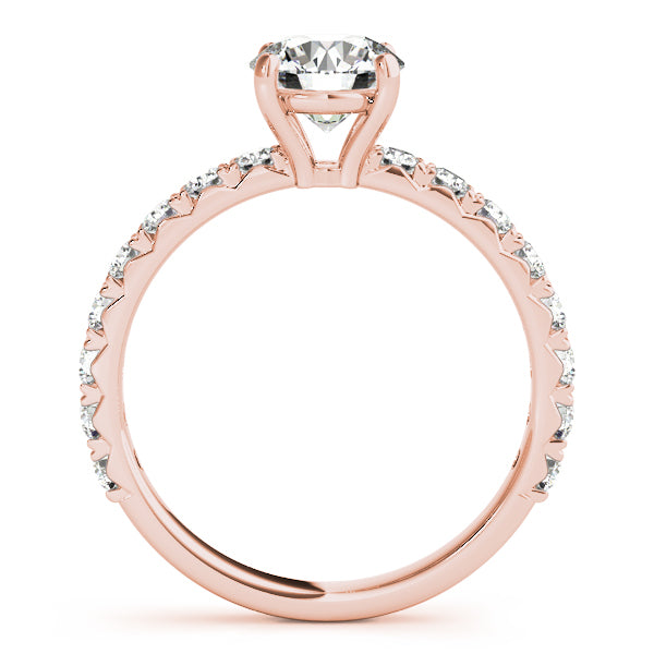 Rose Gold 1.5ctw Round Diamond Engagement Ring