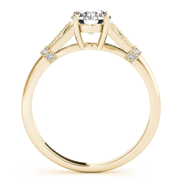 14K Yellow Gold 1 5/8 ct tw Vintage Diamond Engagement Ring