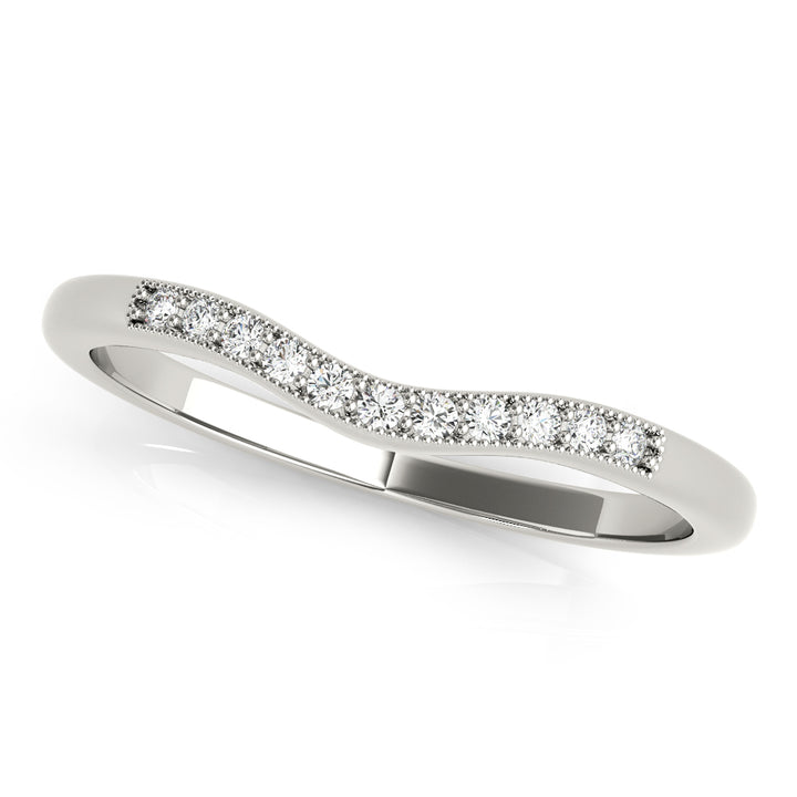Platinum White Diamond Wedding Ring