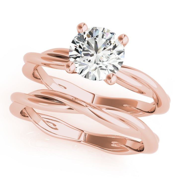 TWISTED SHANK ENGAGEMENT RING