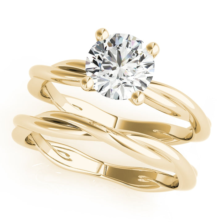 TWISTED SHANK ENGAGEMENT RING