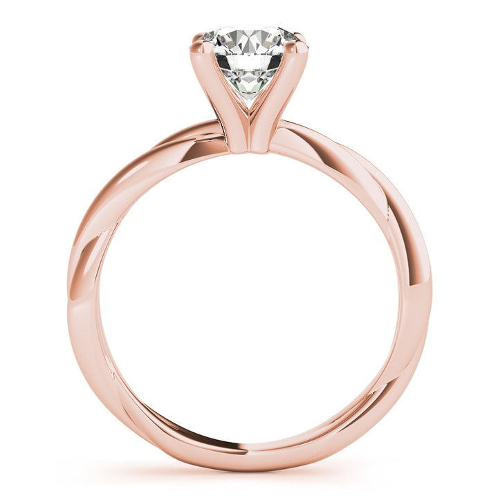TWISTED SHANK ENGAGEMENT RING
