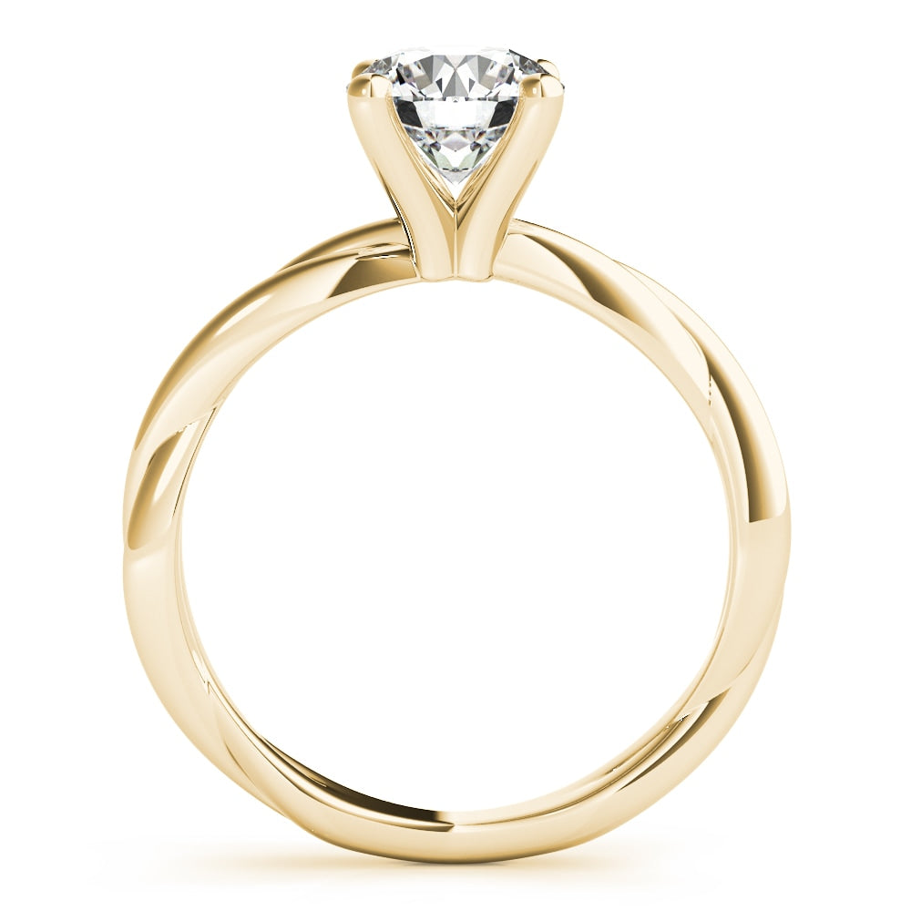 TWISTED SHANK ENGAGEMENT RING