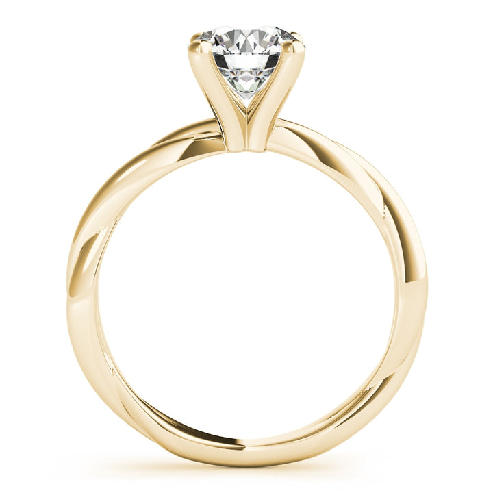 TWISTED SHANK ENGAGEMENT RING