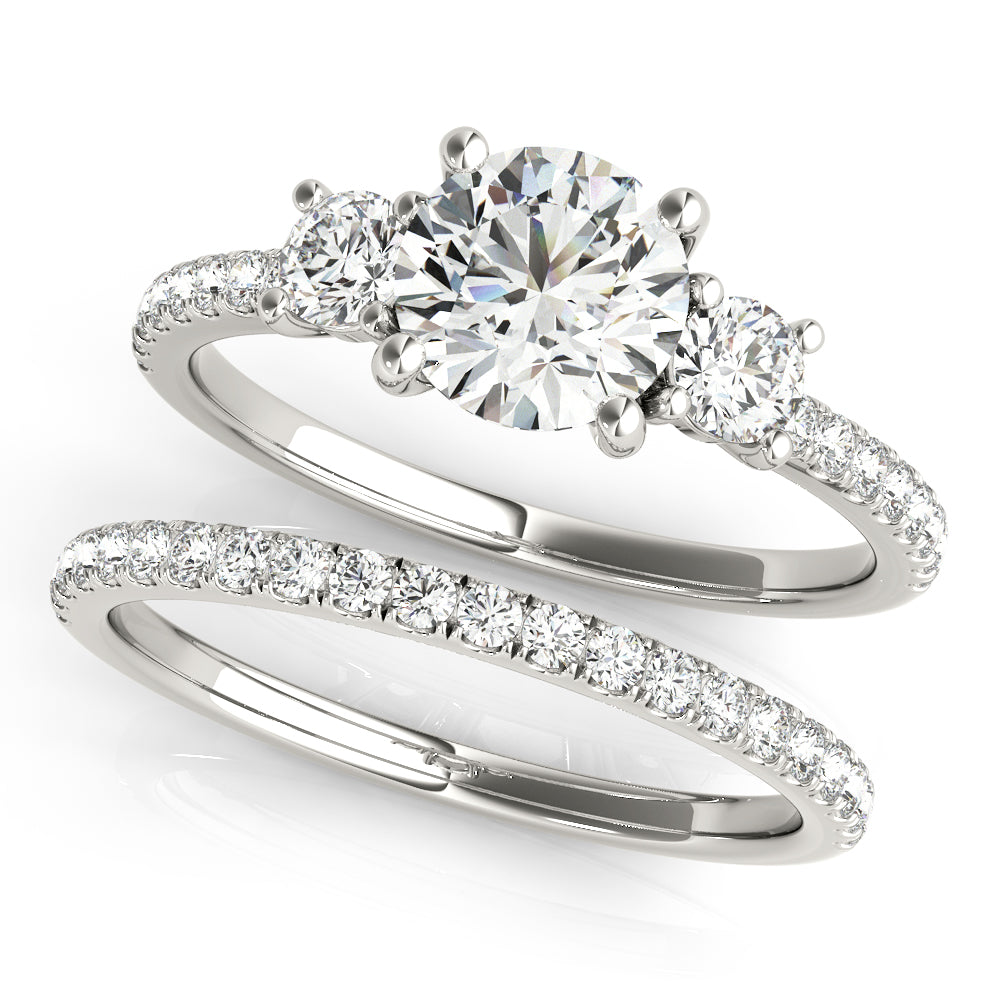 14K White Gold 1.24 ctw Diamond Engagement Ring