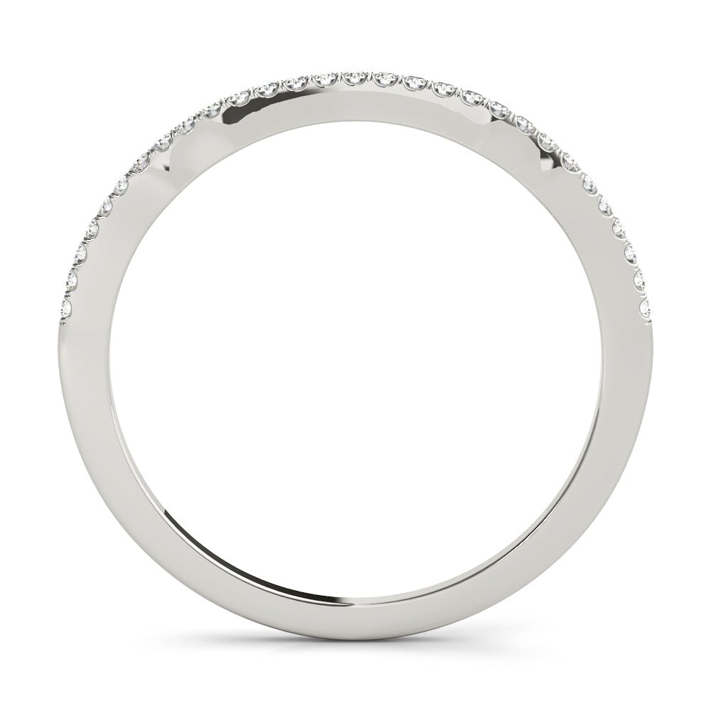 Platinum White Diamond Wedding Ring