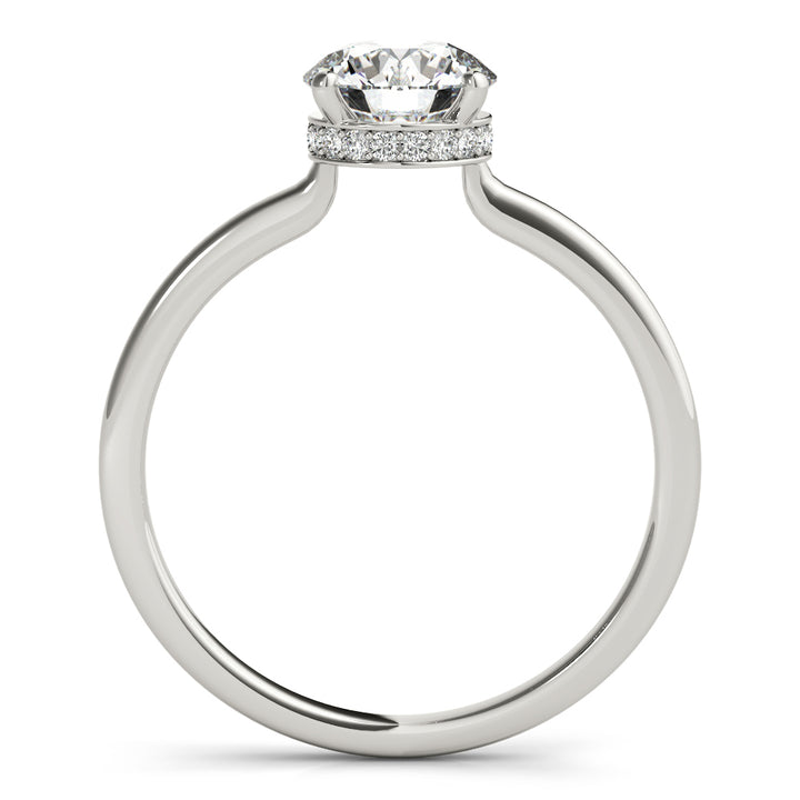 18K White Gold 1 CT Diamond Engagement Ring