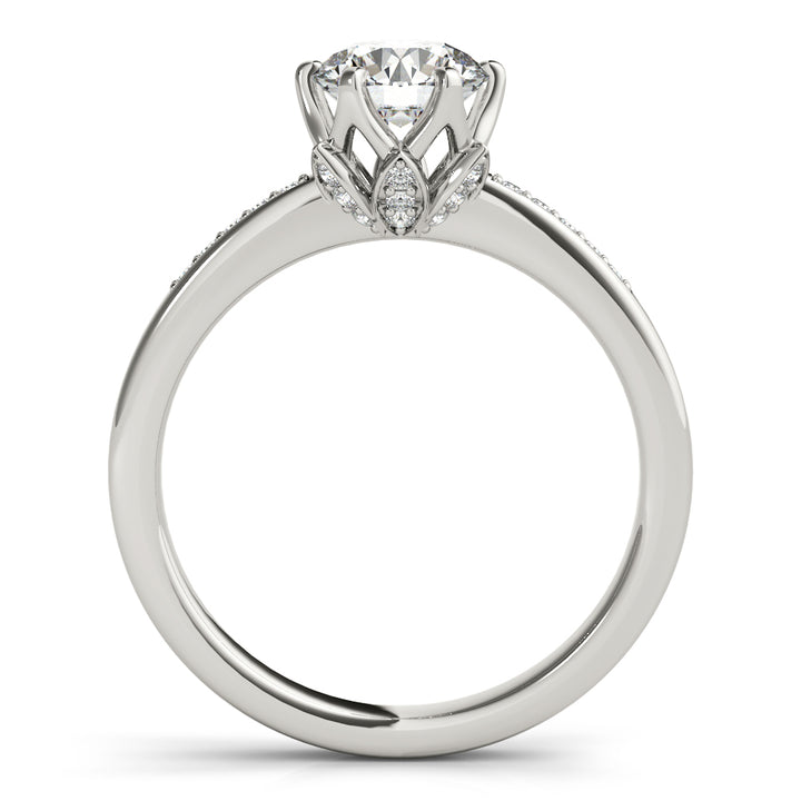 14K White Gold 1.125ctw Diamond Engagement Ring
