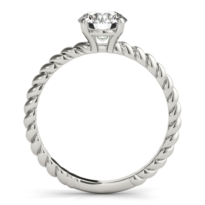 1 CT Platinum Round Diamond Engagement Ring