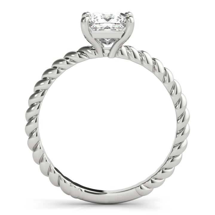 18K White Gold 0.6 CT Diamond Solitaire Ring