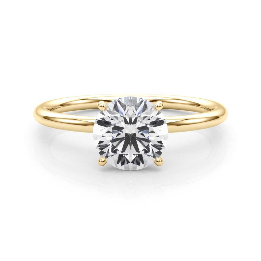 ENGAGEMENT RING ROUND CENTER