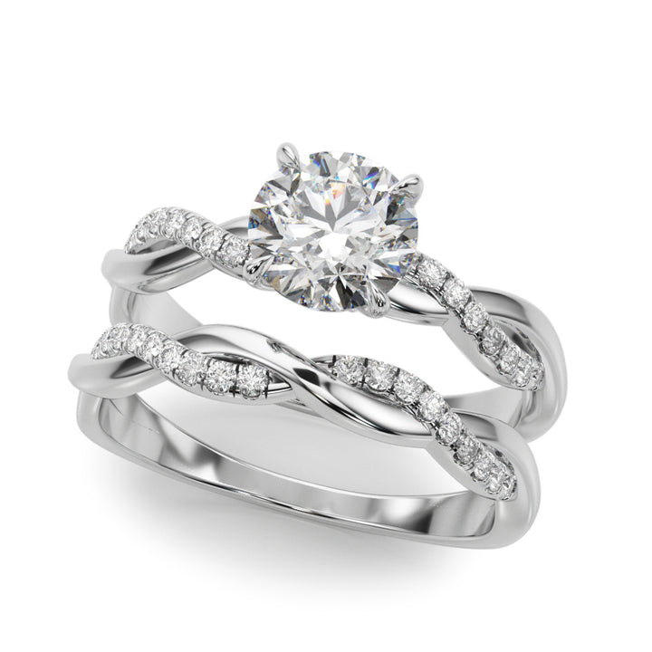 18K White Gold 1 CT Diamond Fashion Ring