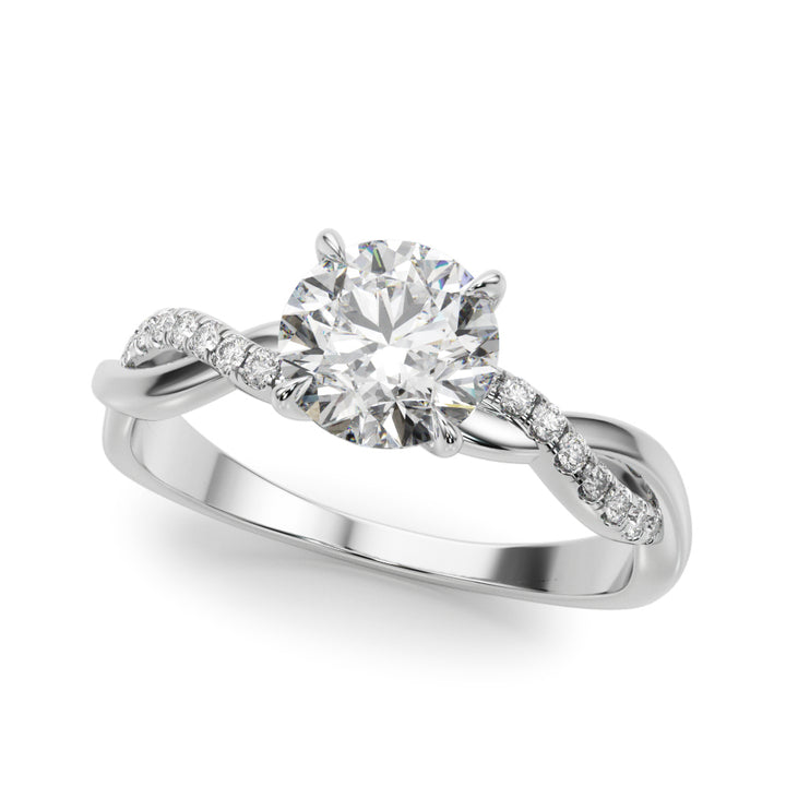 18K White Gold 1 CT Diamond Fashion Ring