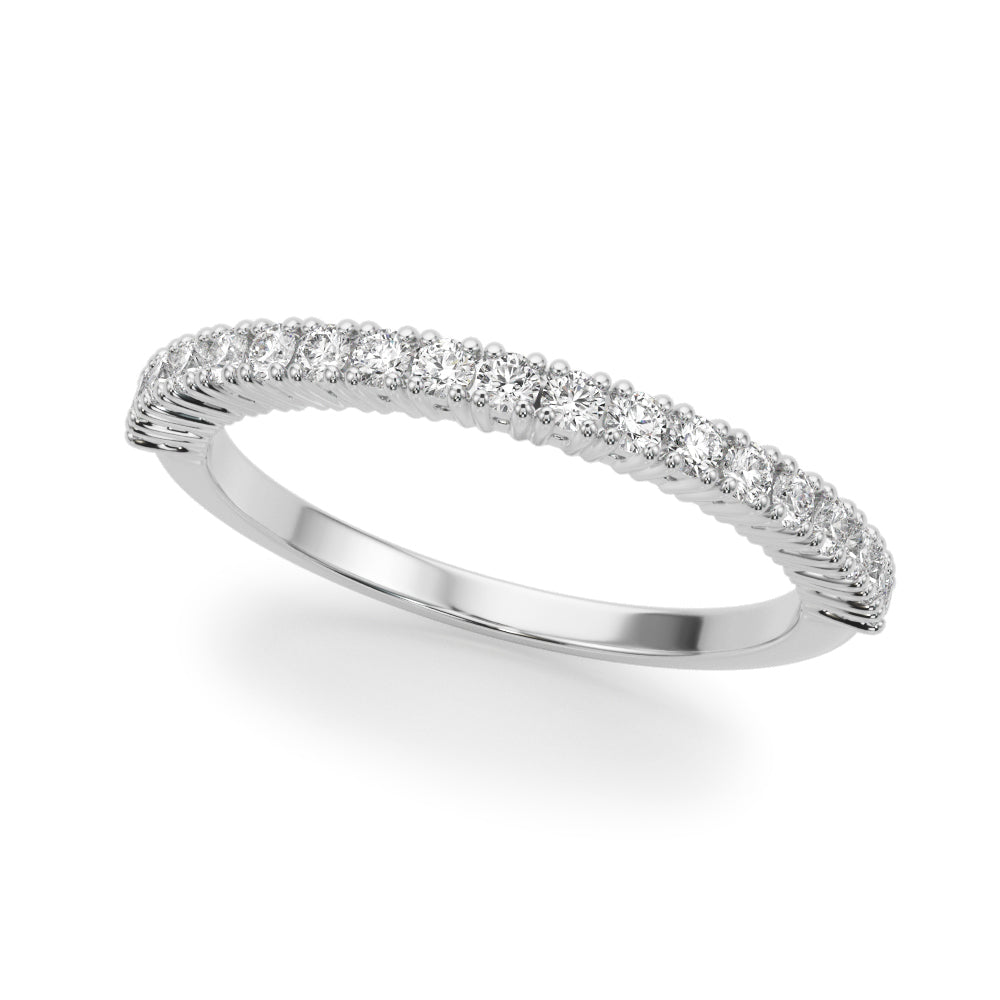 White Gold 15-Stone Lab Diamond Wedding Ring