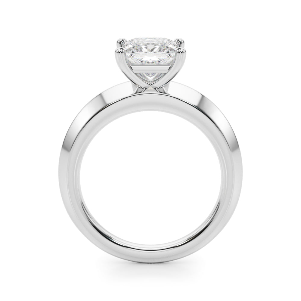 Platinum 3/4 CT Diamond Solitaire Engagement Ring
