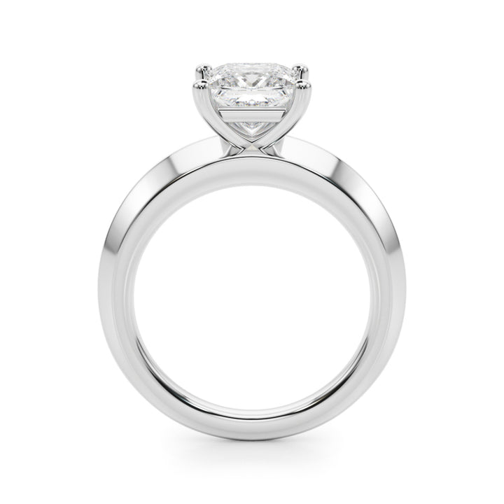 Platinum 3/4 CT Diamond Solitaire Engagement Ring