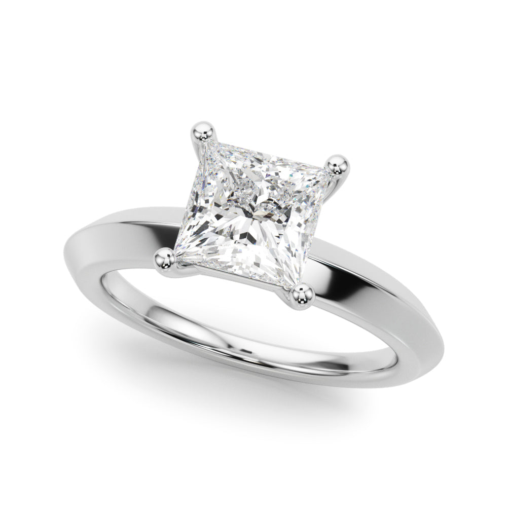 14K White Gold 3/4 CT Diamond Engagement Ring