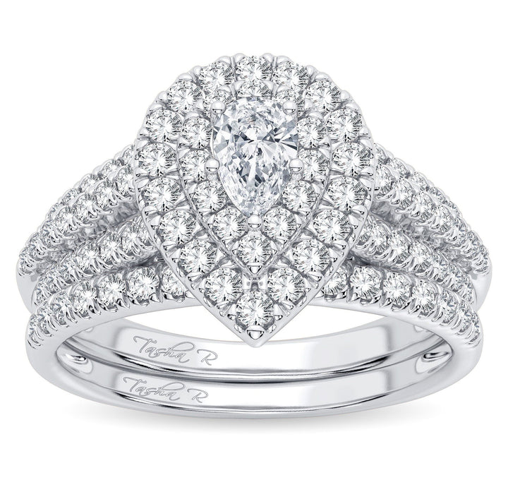 14K 1.00ct Diamond Bridal Ring