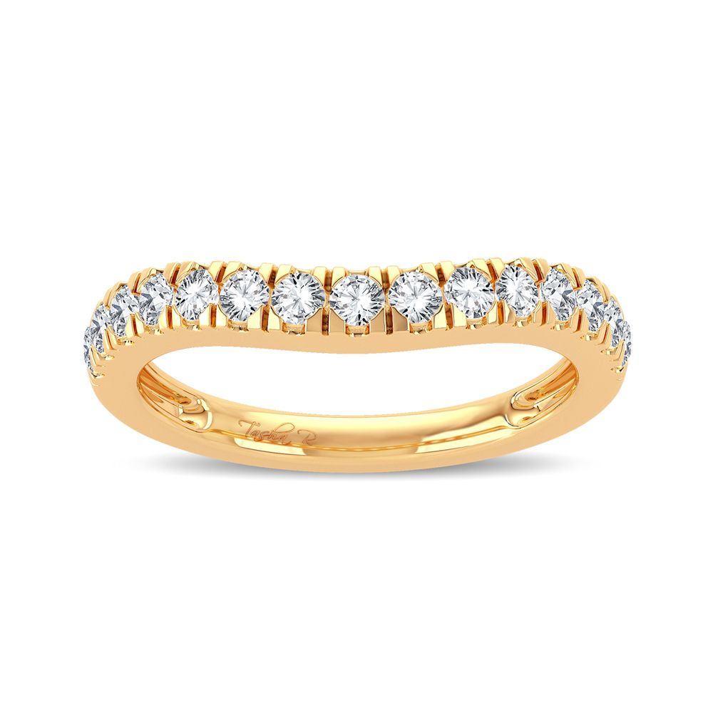 14K Yellow Gold 0.50ct Lab Diamond Womens Ring Enhancer