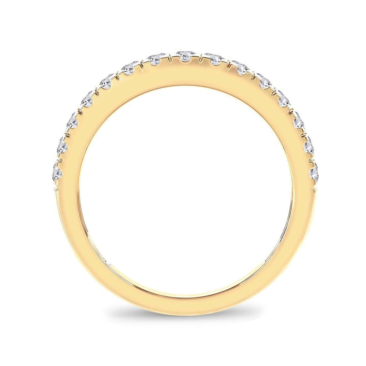 14K Yellow Gold 0.50ct Lab Diamond Womens Ring Enhancer