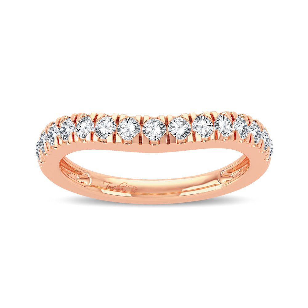 14k Rose Gold 0.50ct Lab Diamond Womens Ring Enhancer