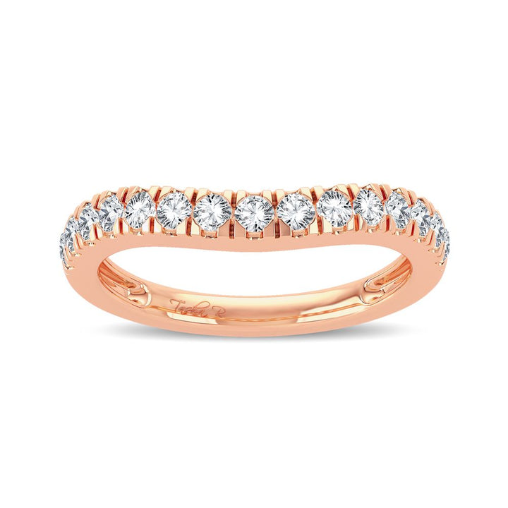 14k Rose Gold 0.50ct Lab Diamond Womens Ring Enhancer