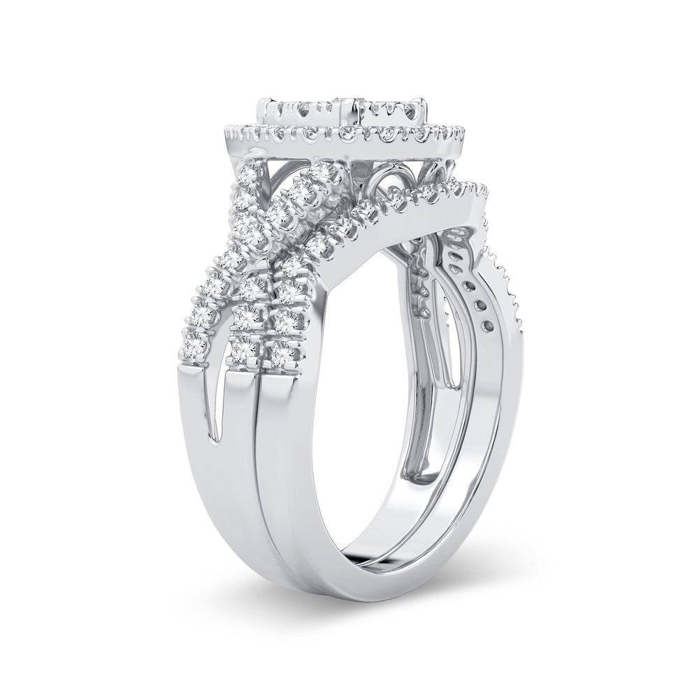 14K 1.00CT Diamond Bridal Ring