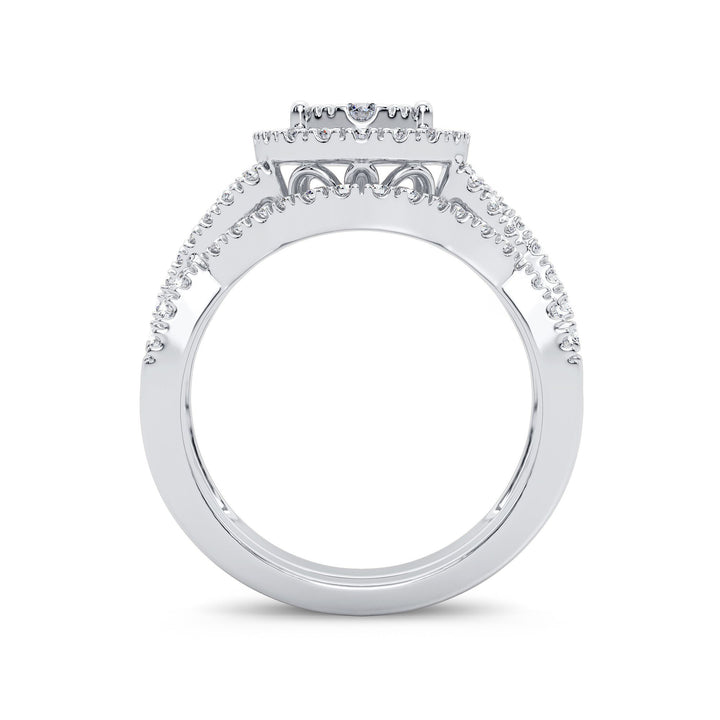 14K 1.00CT Diamond Bridal Ring