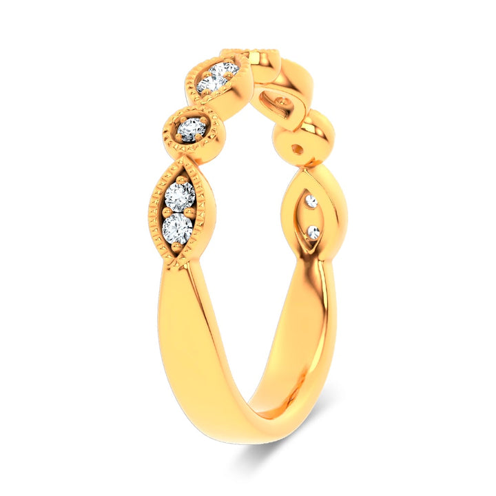 14K 0.17CT Diamond Band