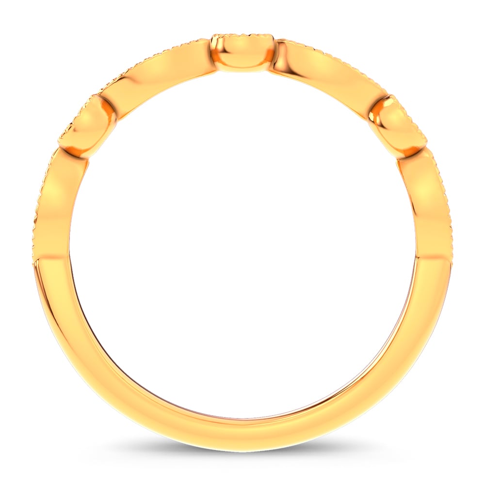 14K 0.17CT Diamond Band