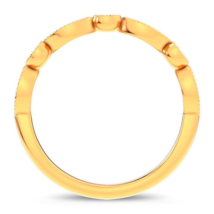14K 0.17CT Diamond Band