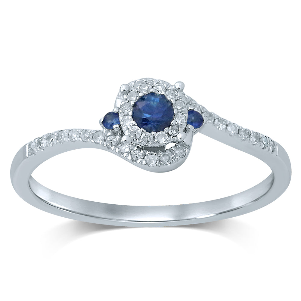 14K  0.11CT  SAP  Diamond RING