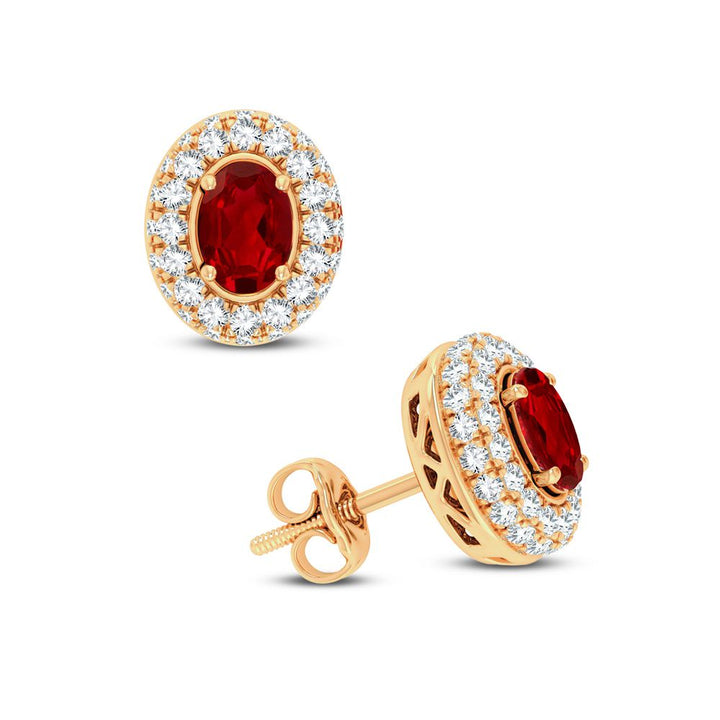 14K Yellow Gold Lab-Grown Diamond Stud Earrings (0.56 CT)