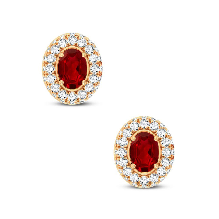 14K Yellow Gold Lab-Grown Diamond Stud Earrings (0.56 CT)