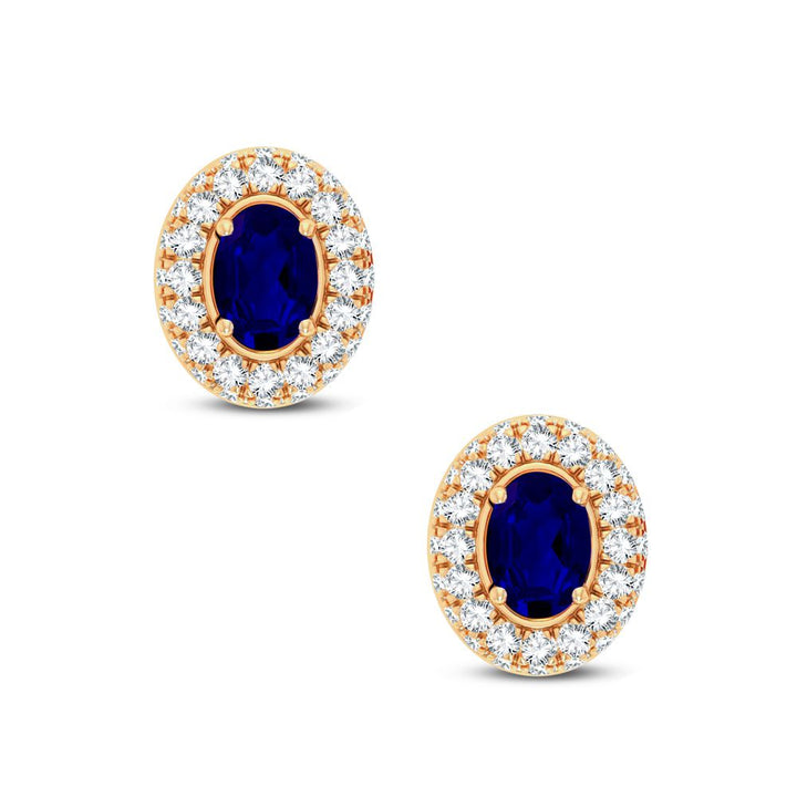 14K Yellow Gold Lab-Grown Diamond Stud Earrings (0.57 CT)