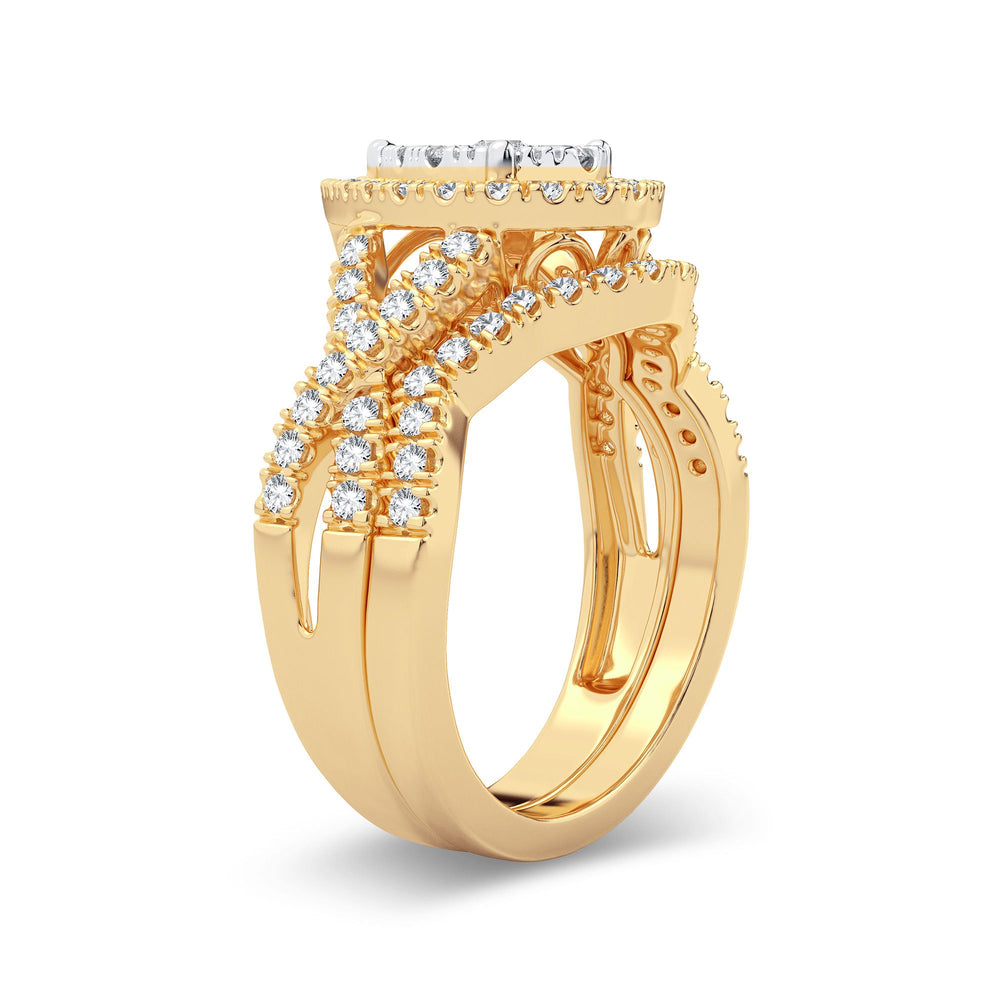 14K 1.00CT Diamond Bridal Ring