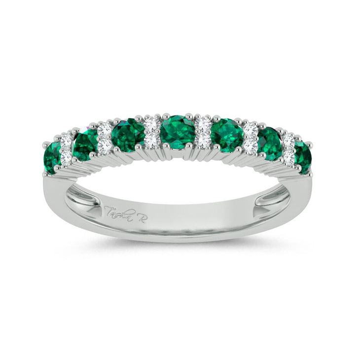Luminous 14k White Gold Lab Diamond Womens Engagement Ring