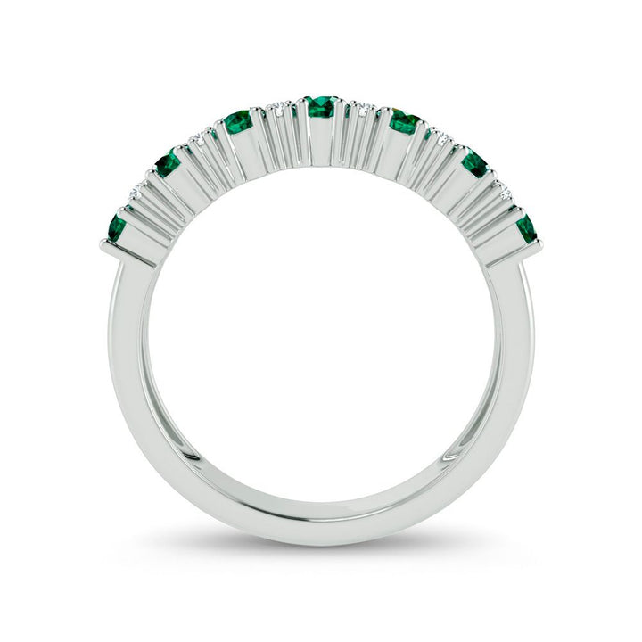 Luminous 14k White Gold Lab Diamond Womens Engagement Ring