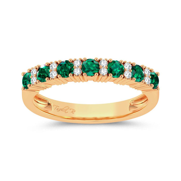 14K Yellow Gold 0.10ct Lab Diamond Womens Ring