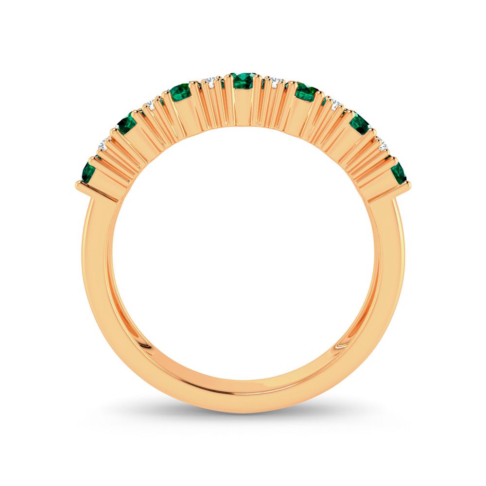 14K Yellow Gold 0.10ct Lab Diamond Womens Ring
