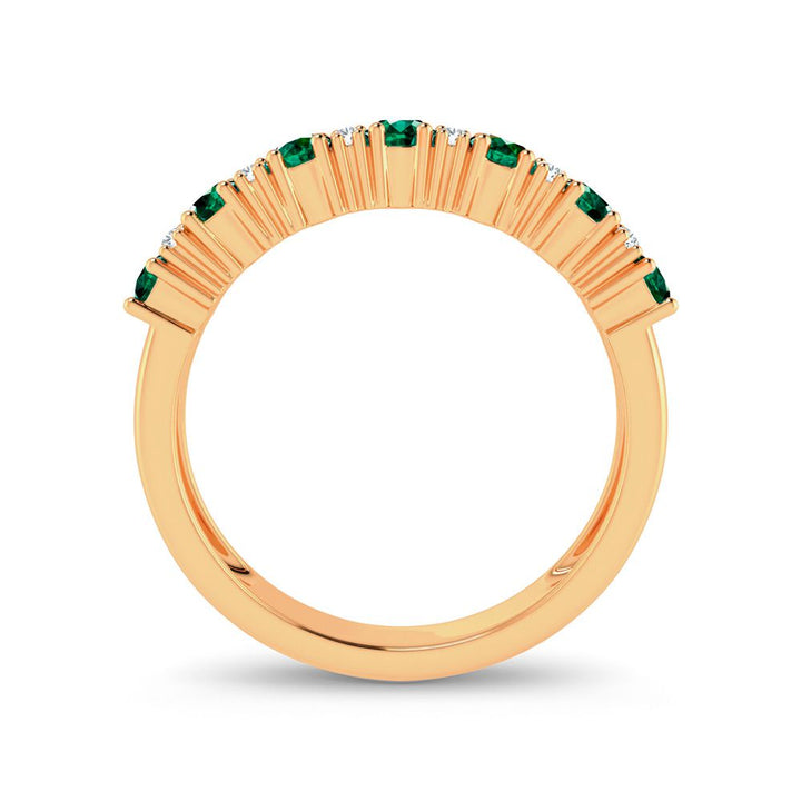 14K Yellow Gold 0.10ct Lab Diamond Womens Ring
