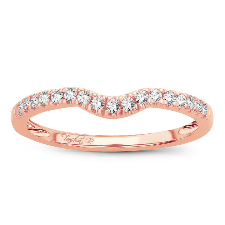 14K 0.20CT Diamond Enhancer Band