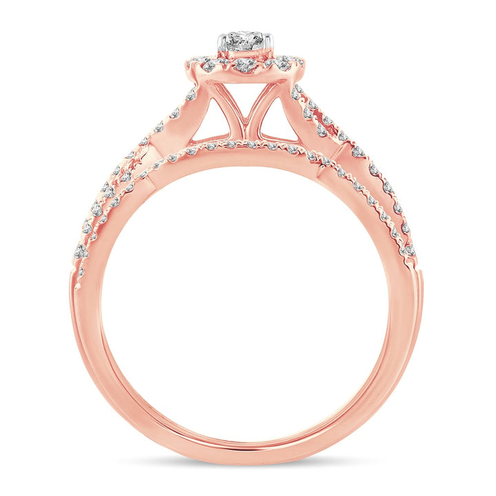 14K 0.75CT Diamond BRIDAL RING