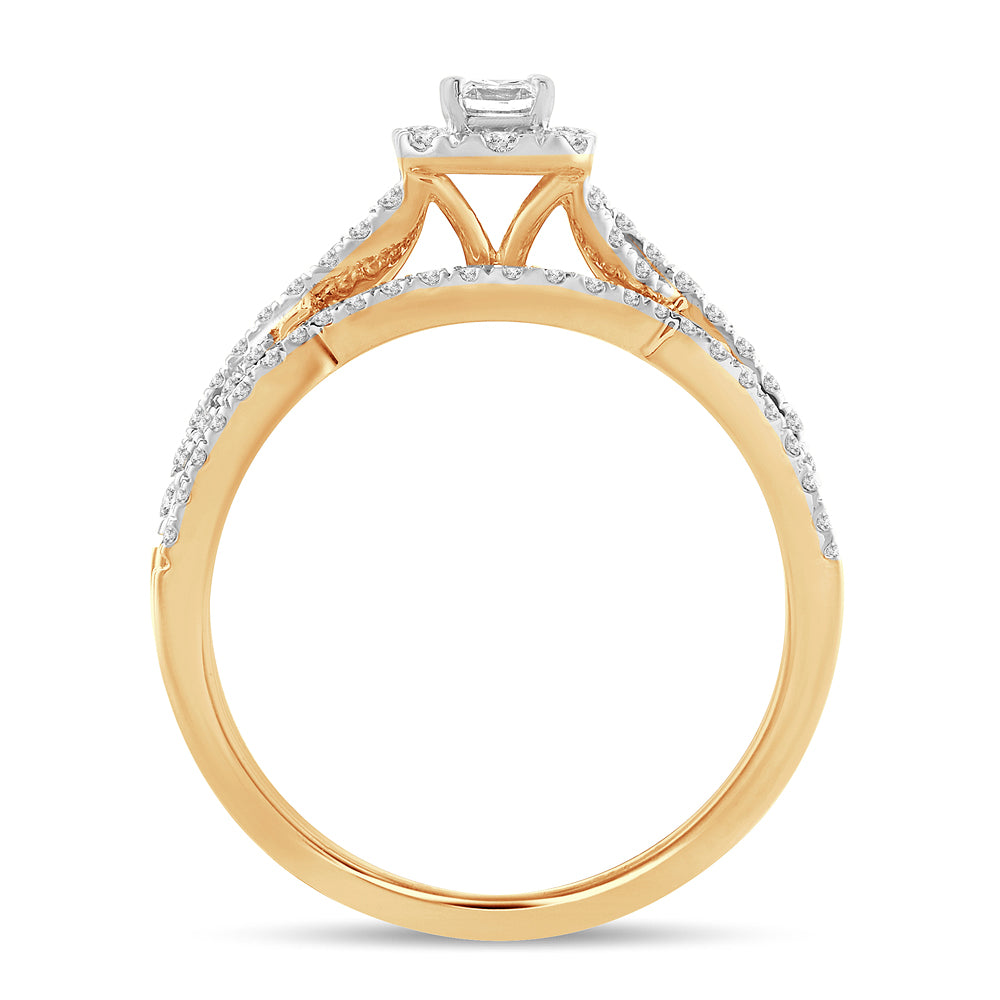 14K 0.75CT Diamond BRIDAL RING