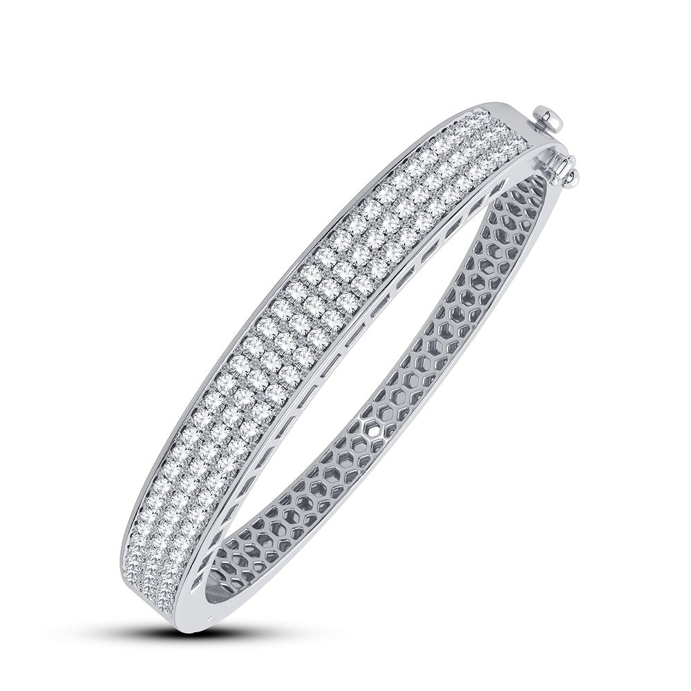 14K 3.00CT Diamond Bangle