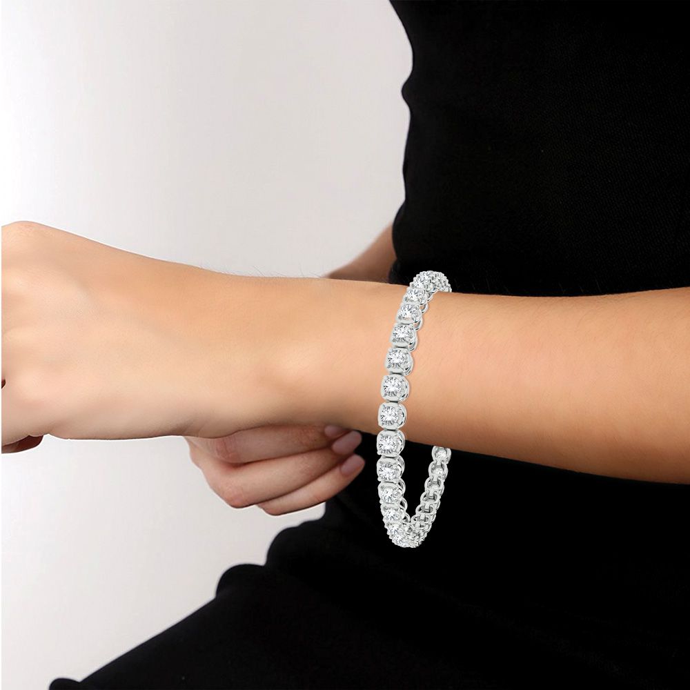 14K 5.00ct Diamond Bracelet