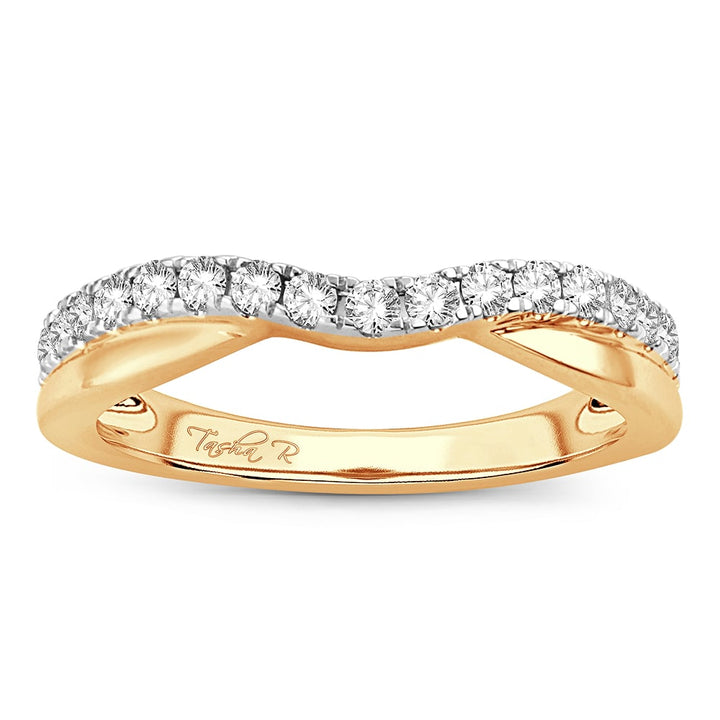 14k 0.25ct Diamond Enhancer Band