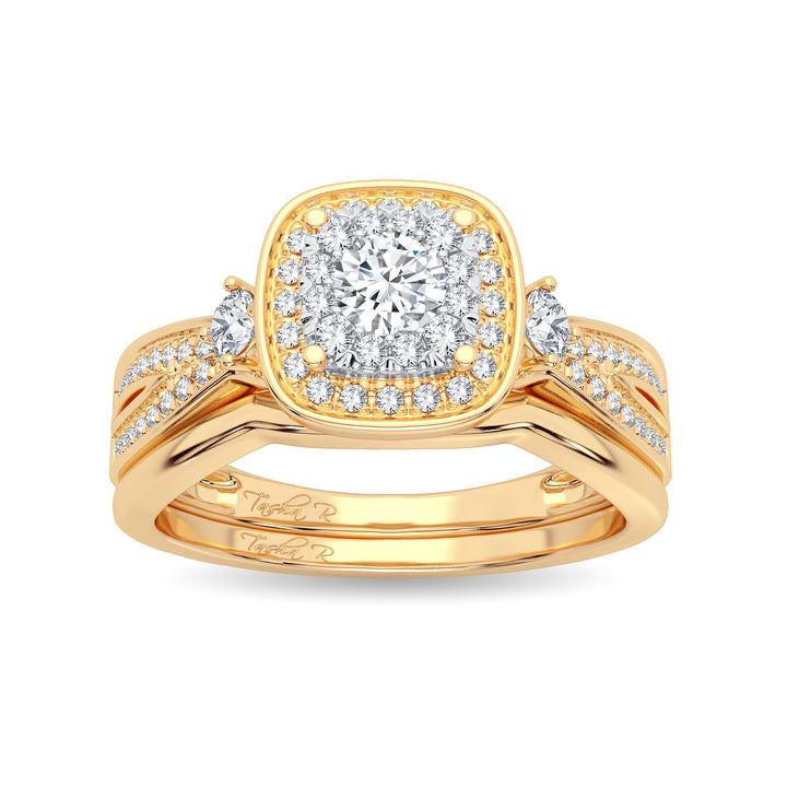 14K 0.40CT DIAMOND BRIDAL RING