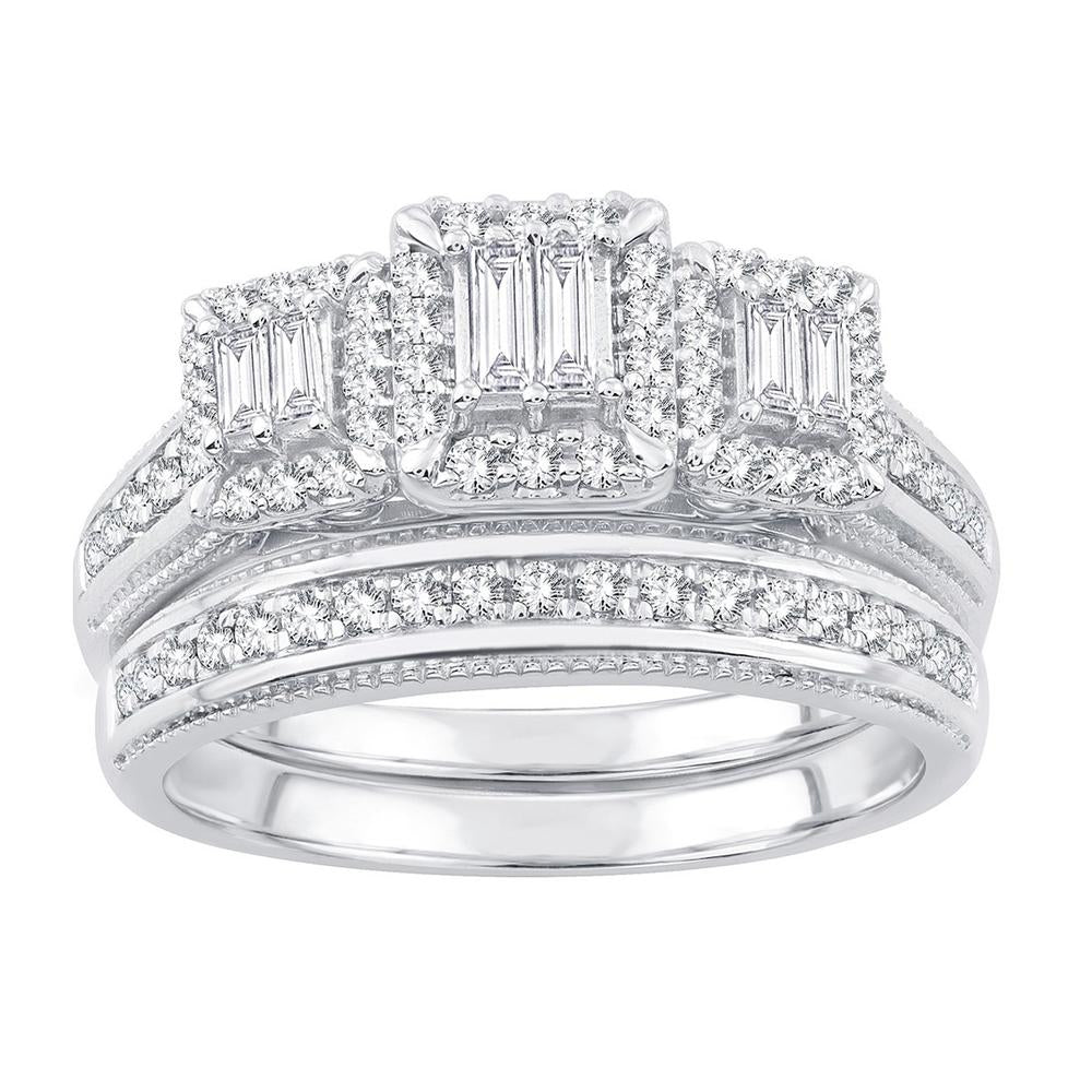 Timeless 14k White Gold Lab Diamond Engagement Ring (0.62ct)